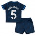 Tanie Strój piłkarski Chelsea Benoit Badiashile #5 Koszulka Wyjazdowej dla dziecięce 2023-24 Krótkie Rękawy (+ szorty)